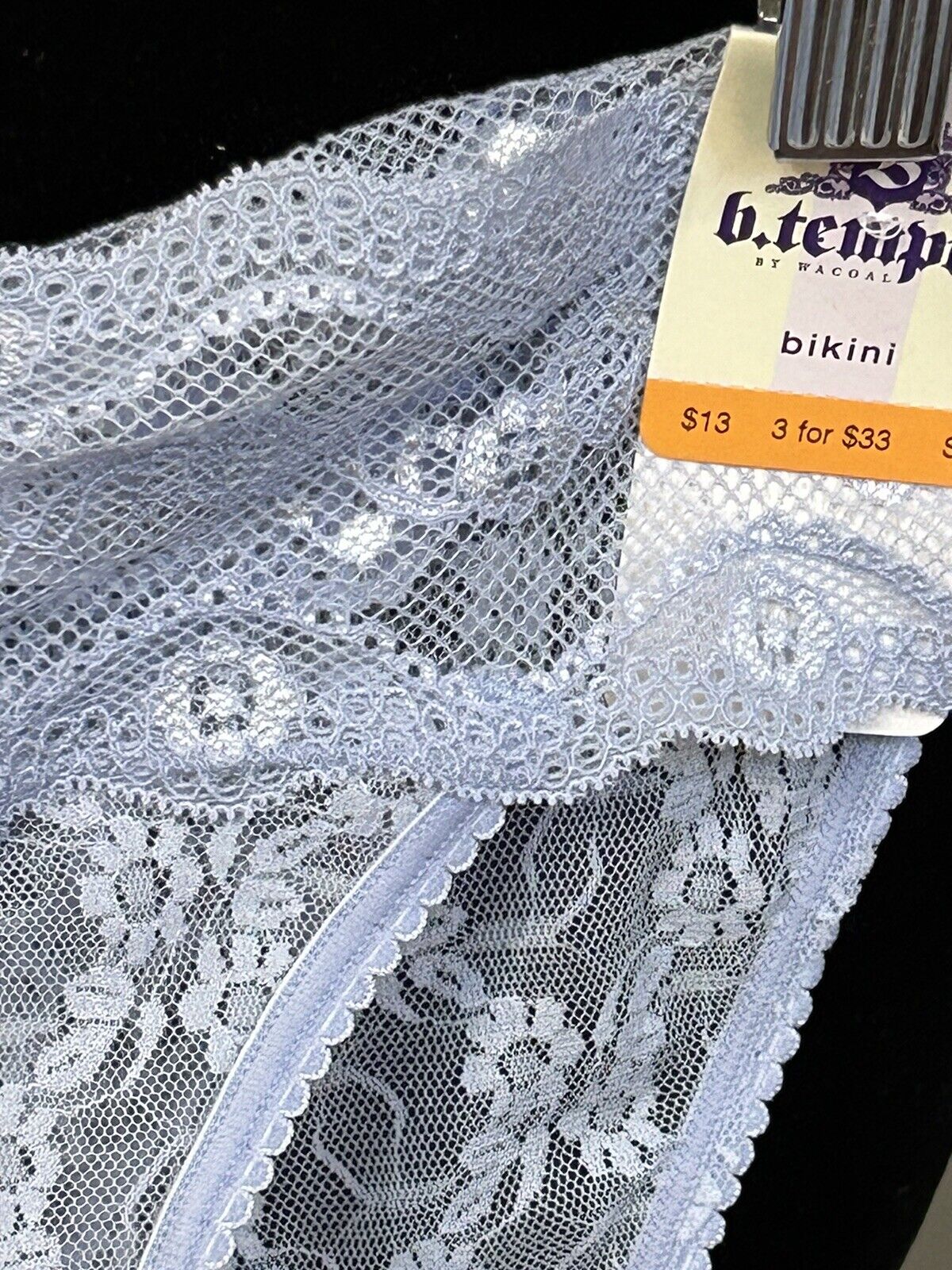 B.Tempt’d Lace Women’s Bikini Underwear Light Blue