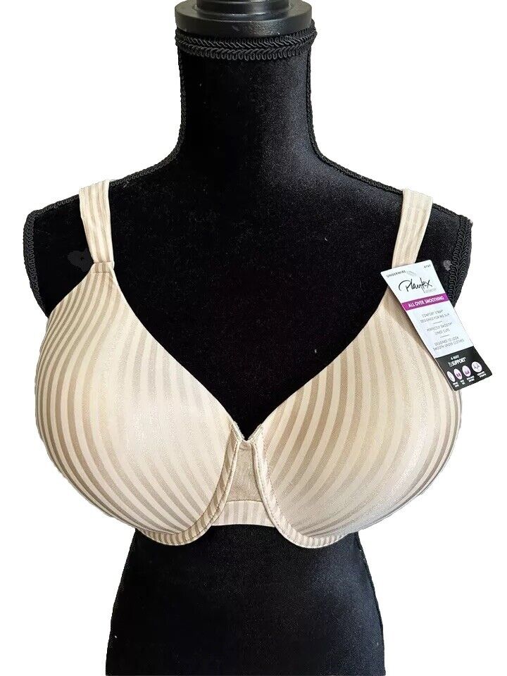 NWT Playtex Nude Secrets All Over Smoothing Full Figure Underwire Bra