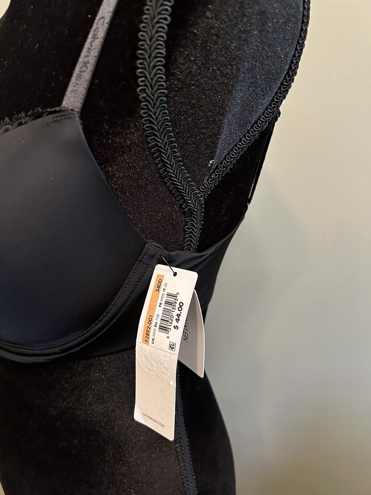 Calvin Klein Underwear Seductive Lift Bra Black Women’s