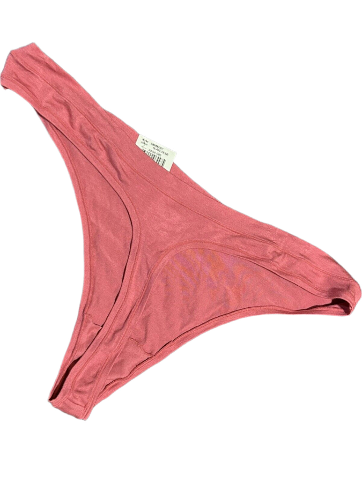 ALFANI Women's Ultra Soft Thong Underwear Panty Slate Rose