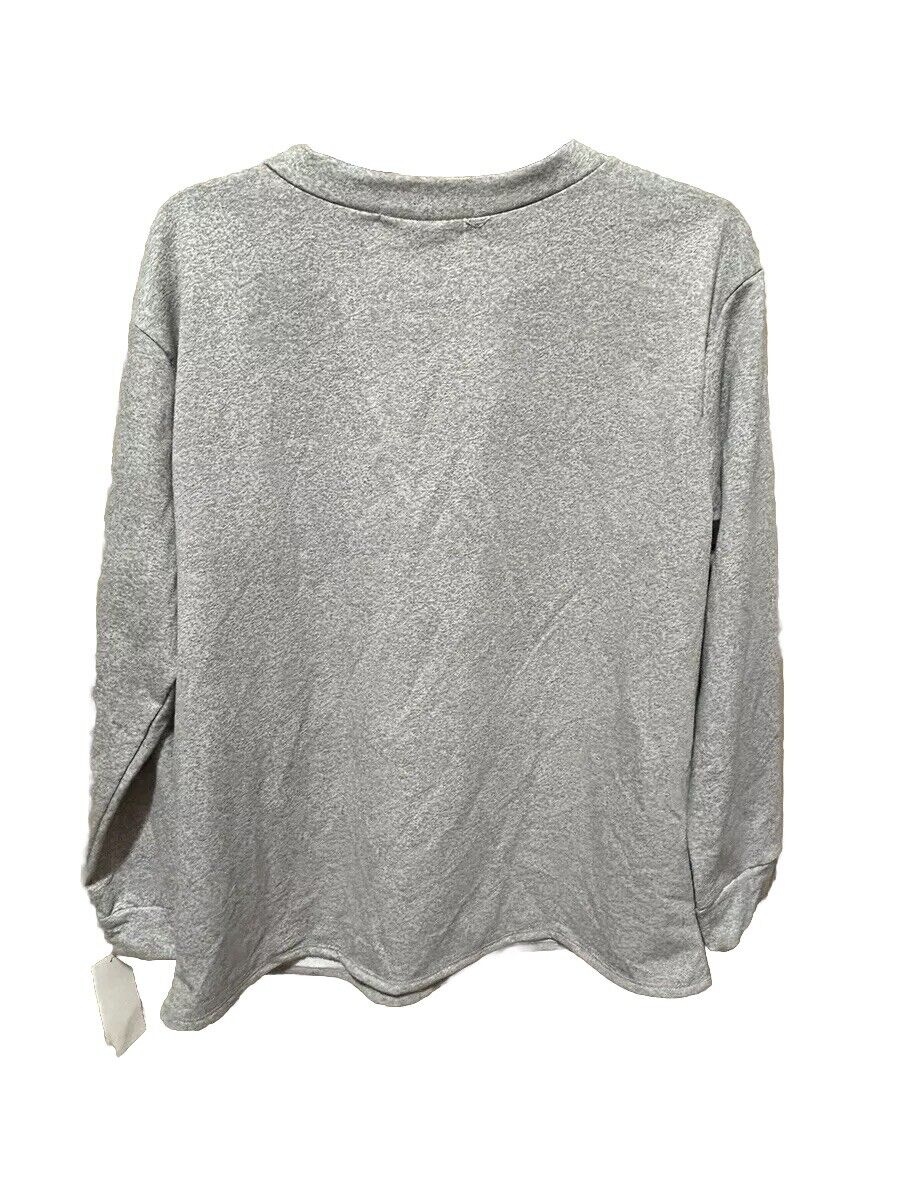 Flora Heather Grey Women’s Long Sleeve Pajama Top