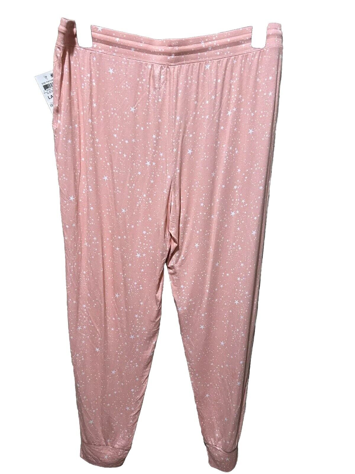 Alfani Women’s Satin Pink Star Pajama Lounge Pants