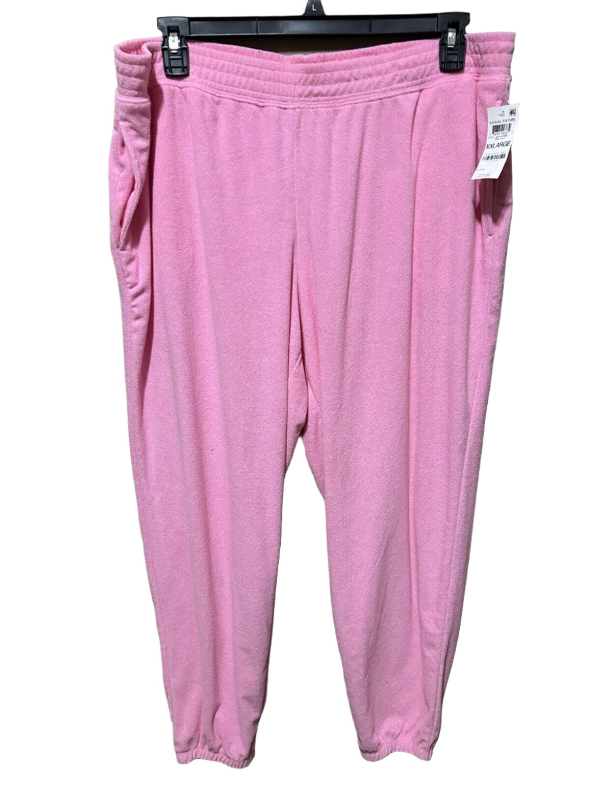 Jenni Women’s Pink Heat Pajama Lounge Jogger Terry Pants