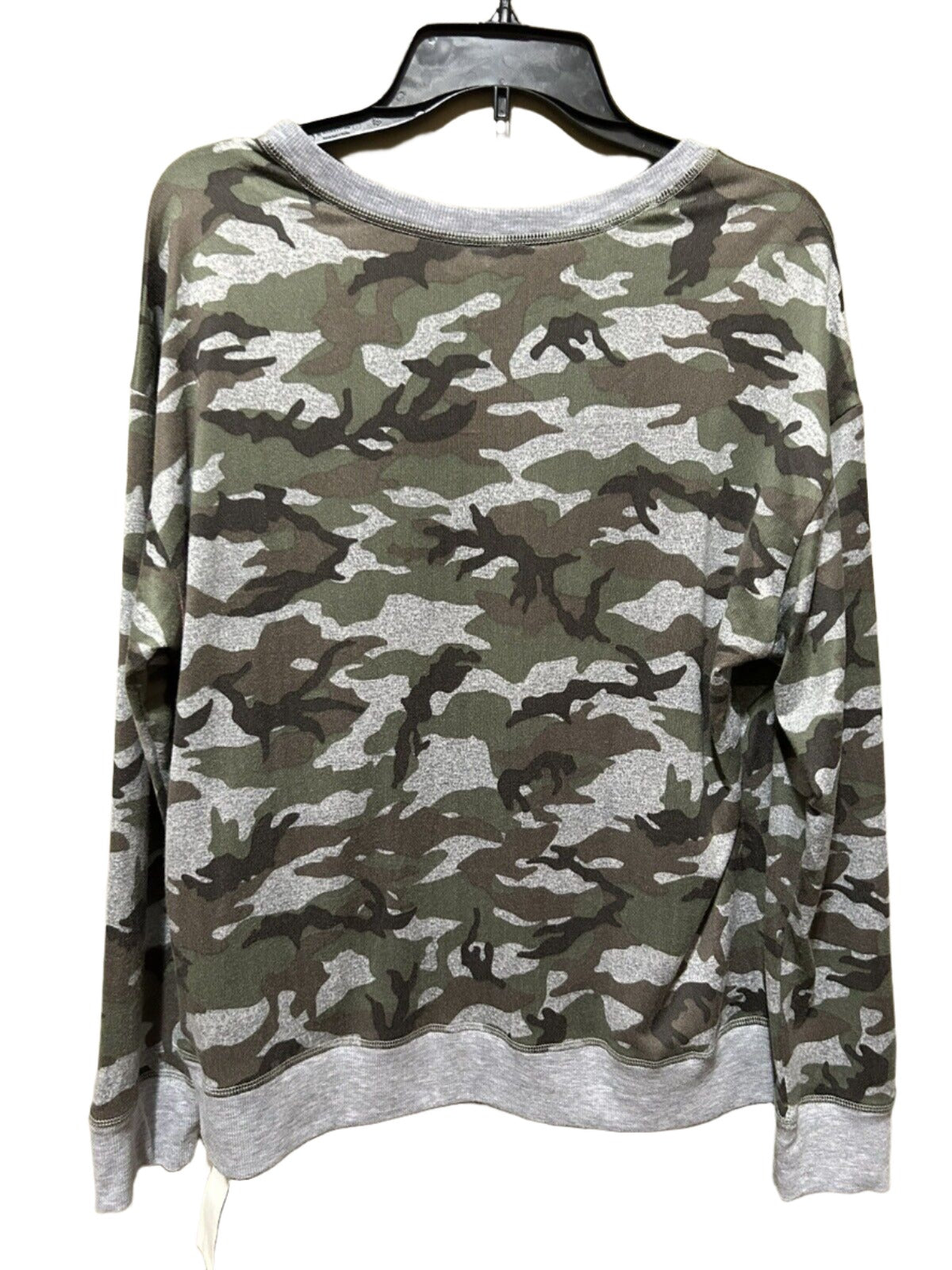 Jenni Women’s Camouflage Long Sleeve Lounge Pajama Top