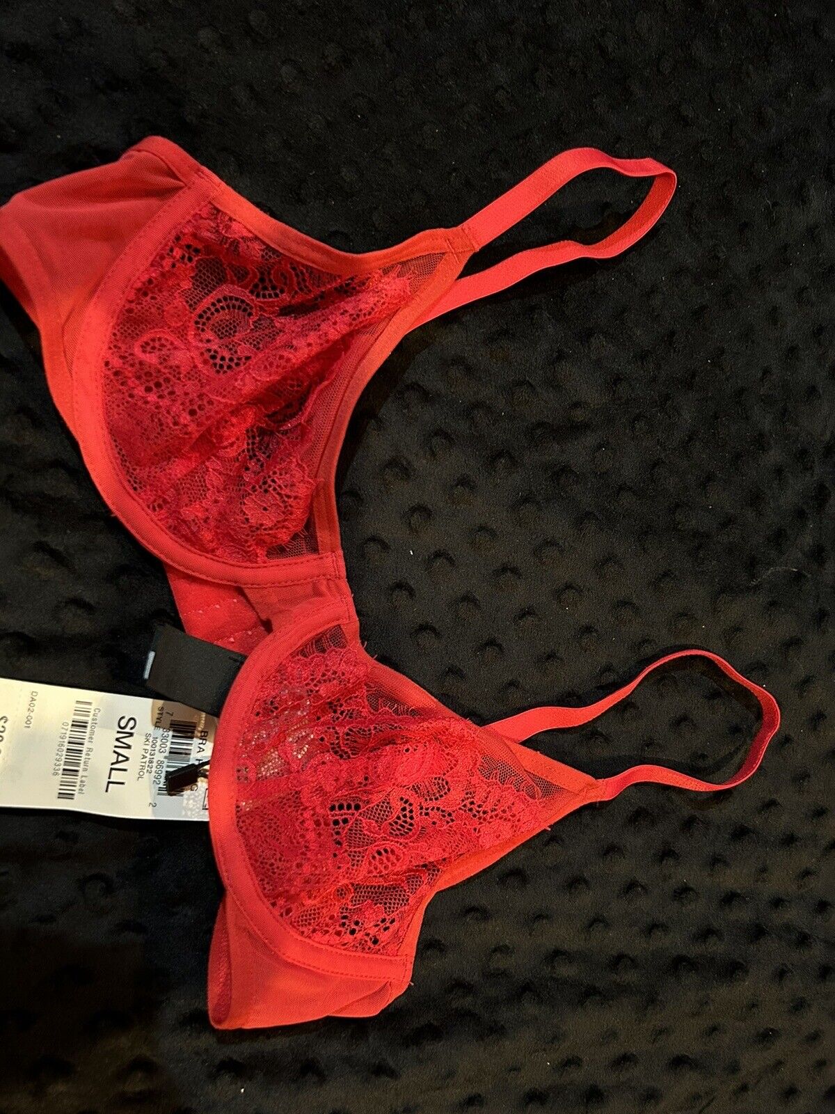 INC International Concepts Underwire Lace Bra Ski Patrol