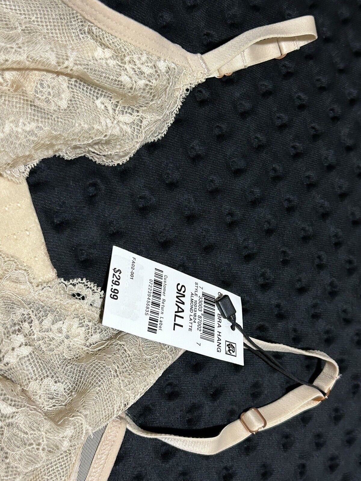Inc International Concepts Apex Lace Bra Almond Latte