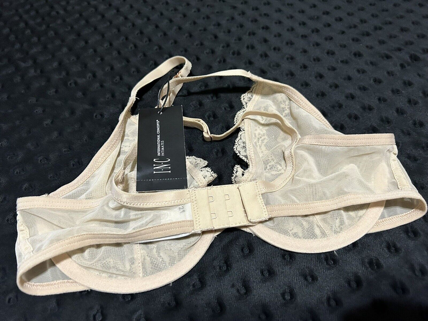 Inc International Concepts Apex Lace Bra Almond Latte