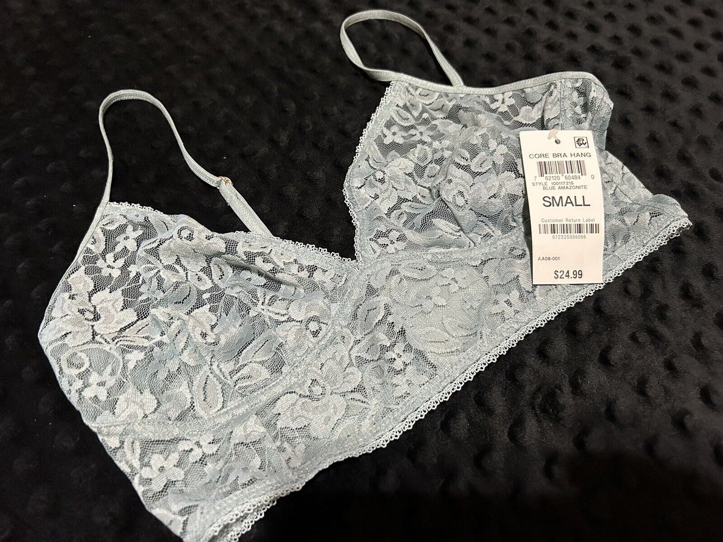 INC International Concepts Women's Floral Lace Bralette, Amazonite Green