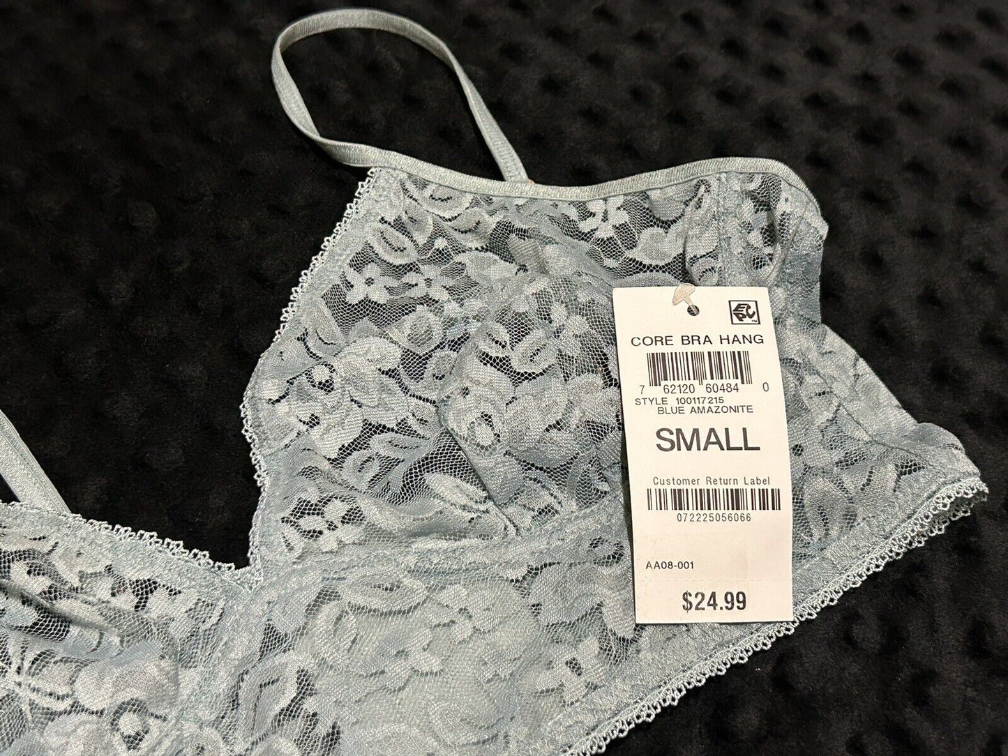INC International Concepts Women's Floral Lace Bralette, Amazonite Green