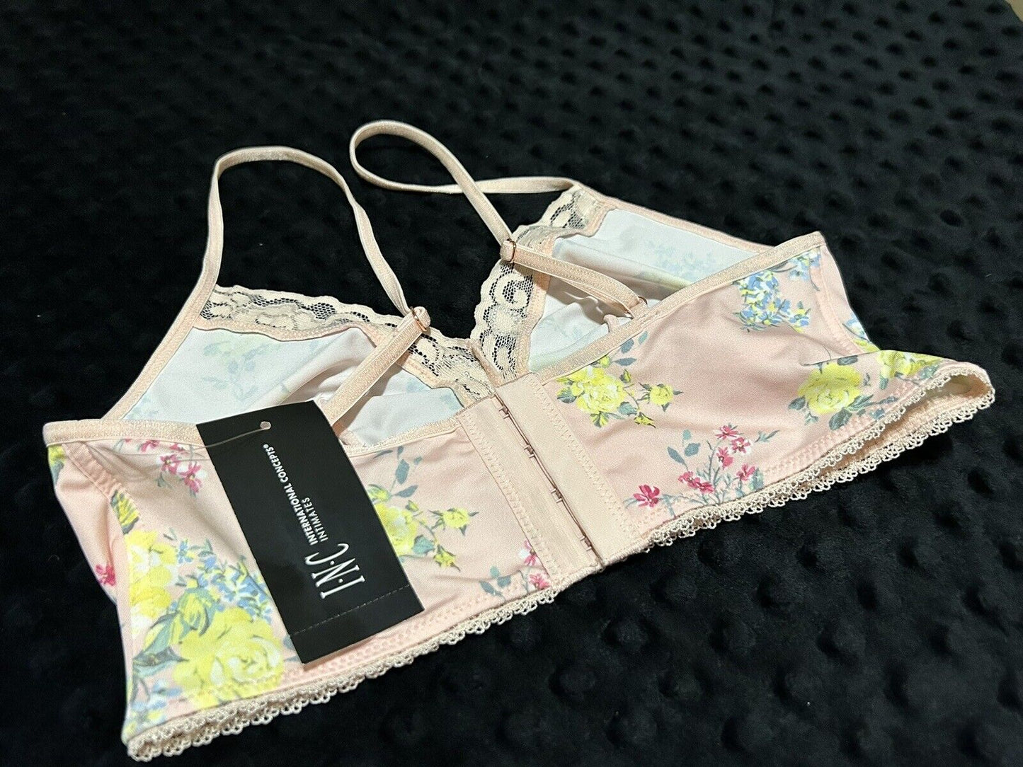 INC Women’s Floral Sunny Rose Bralette