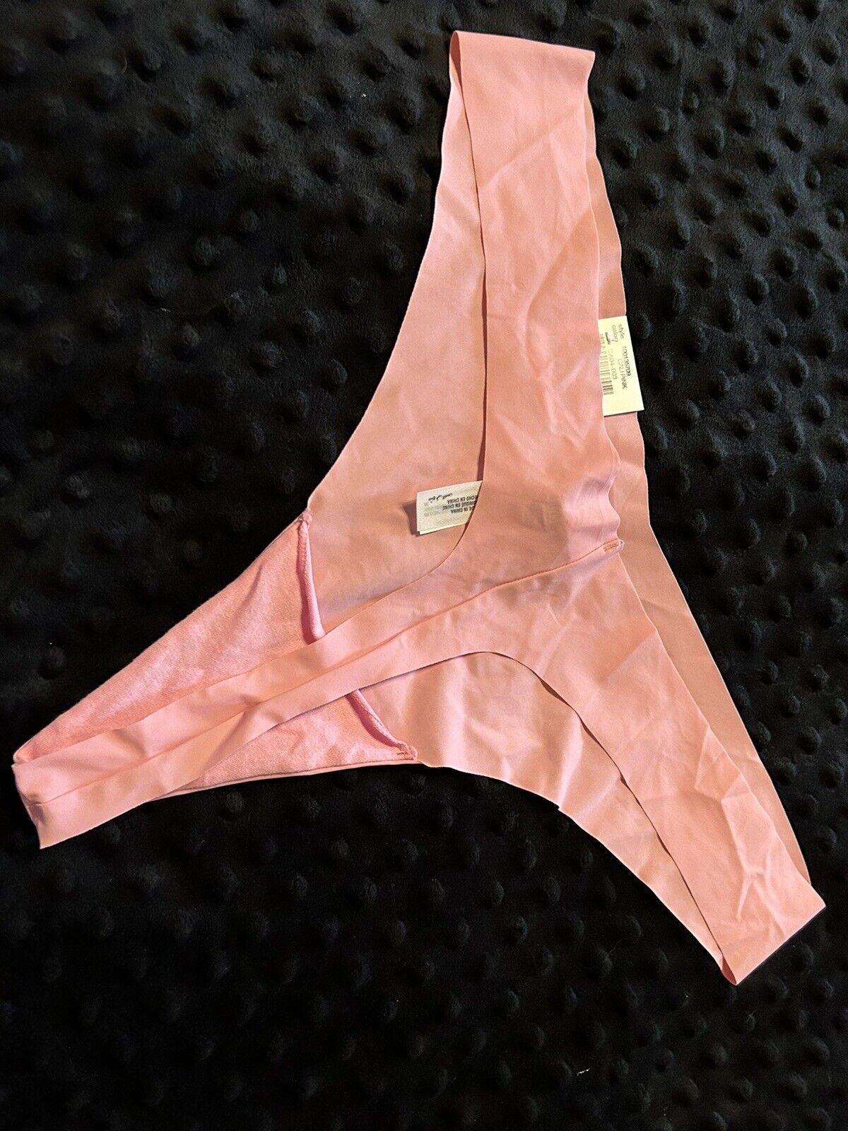 Jenni Women’s No-Show Invisible Seamless Cali Pink Thong Panty Underwear
