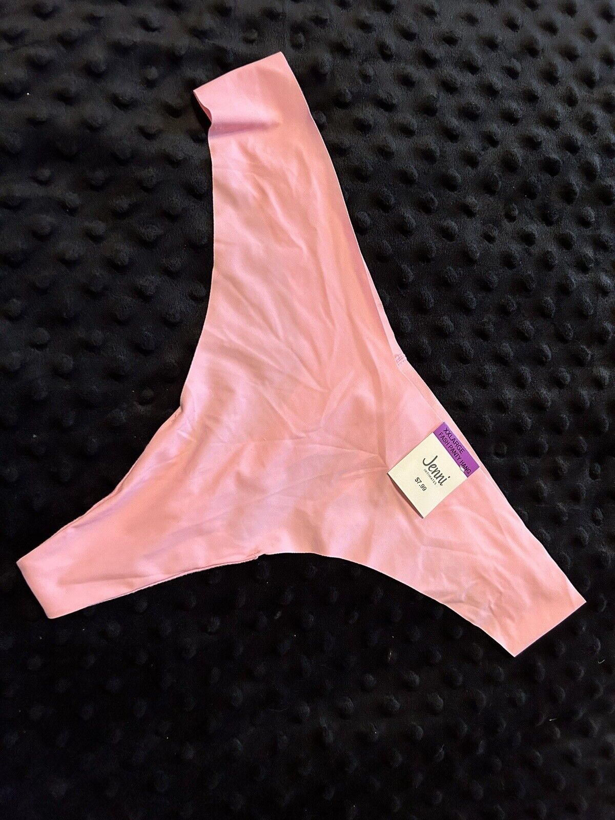 Jenni Women’s No-Show Invisible Seamless Cali Pink Thong Panty Underwear