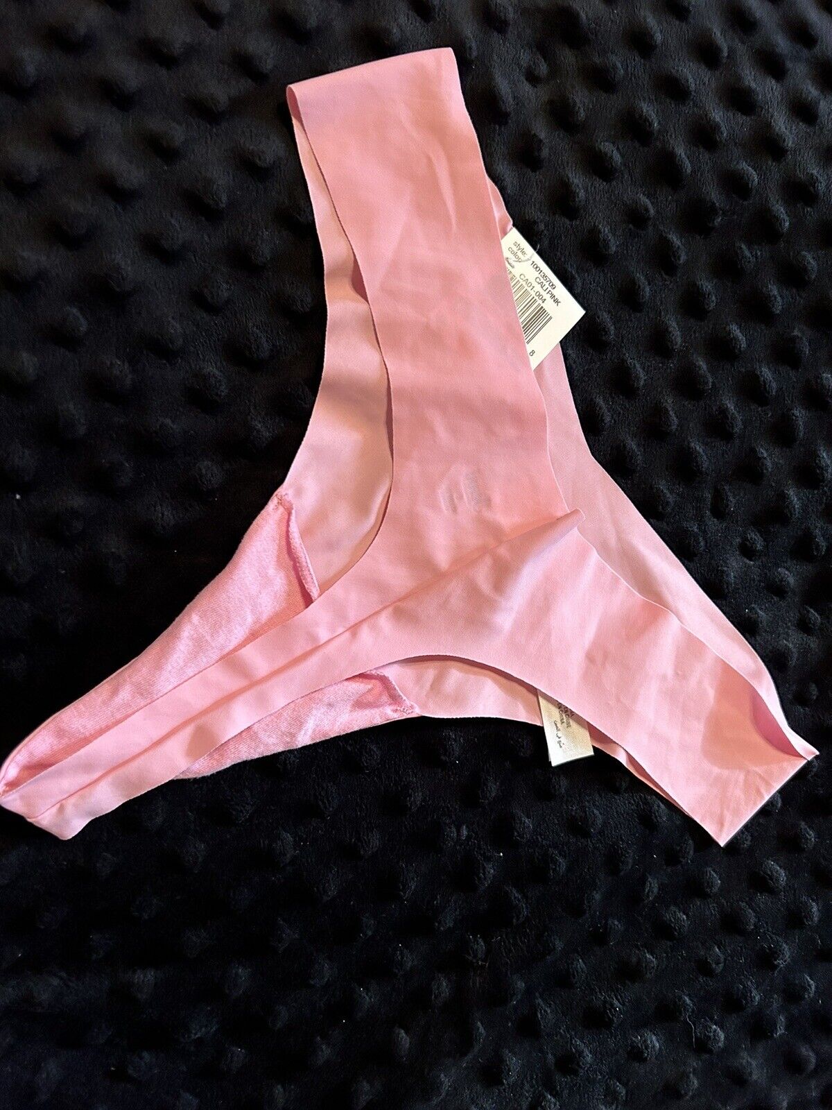 Jenni Women’s No-Show Invisible Seamless Cali Pink Thong Panty Underwear