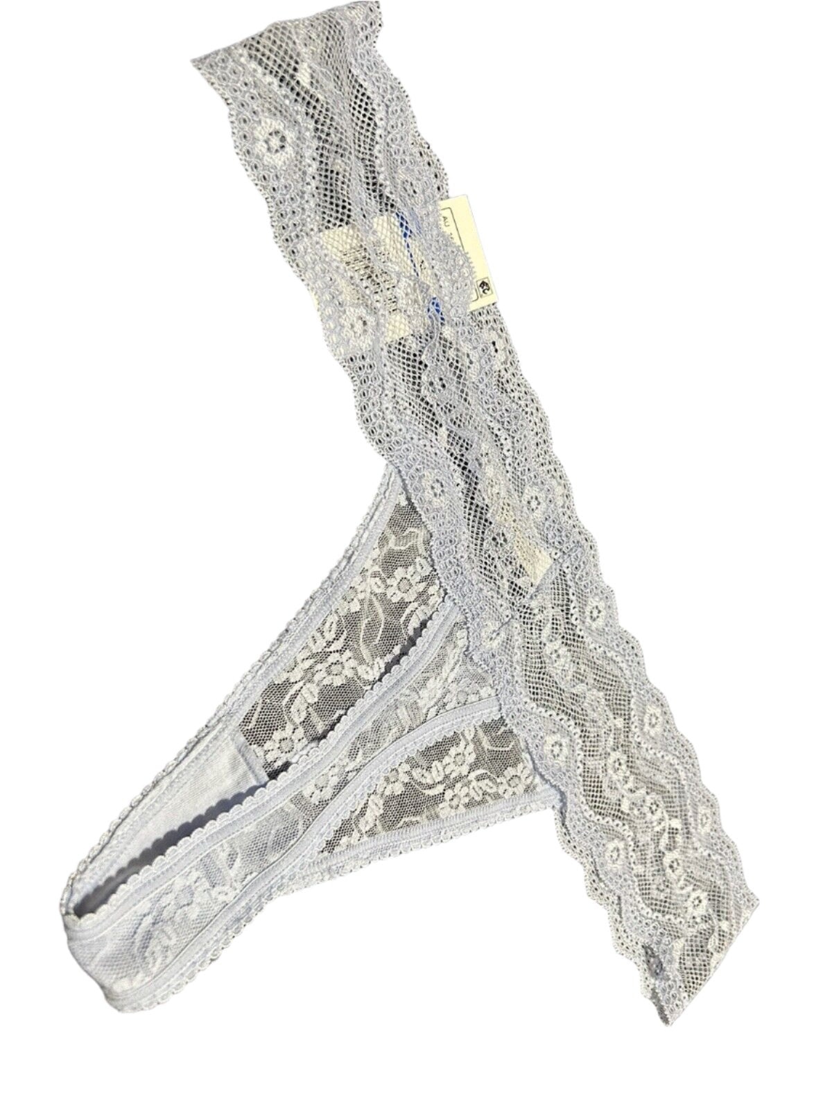 B Temptd Women’s Light Blue Thong Underwear Panty Lace