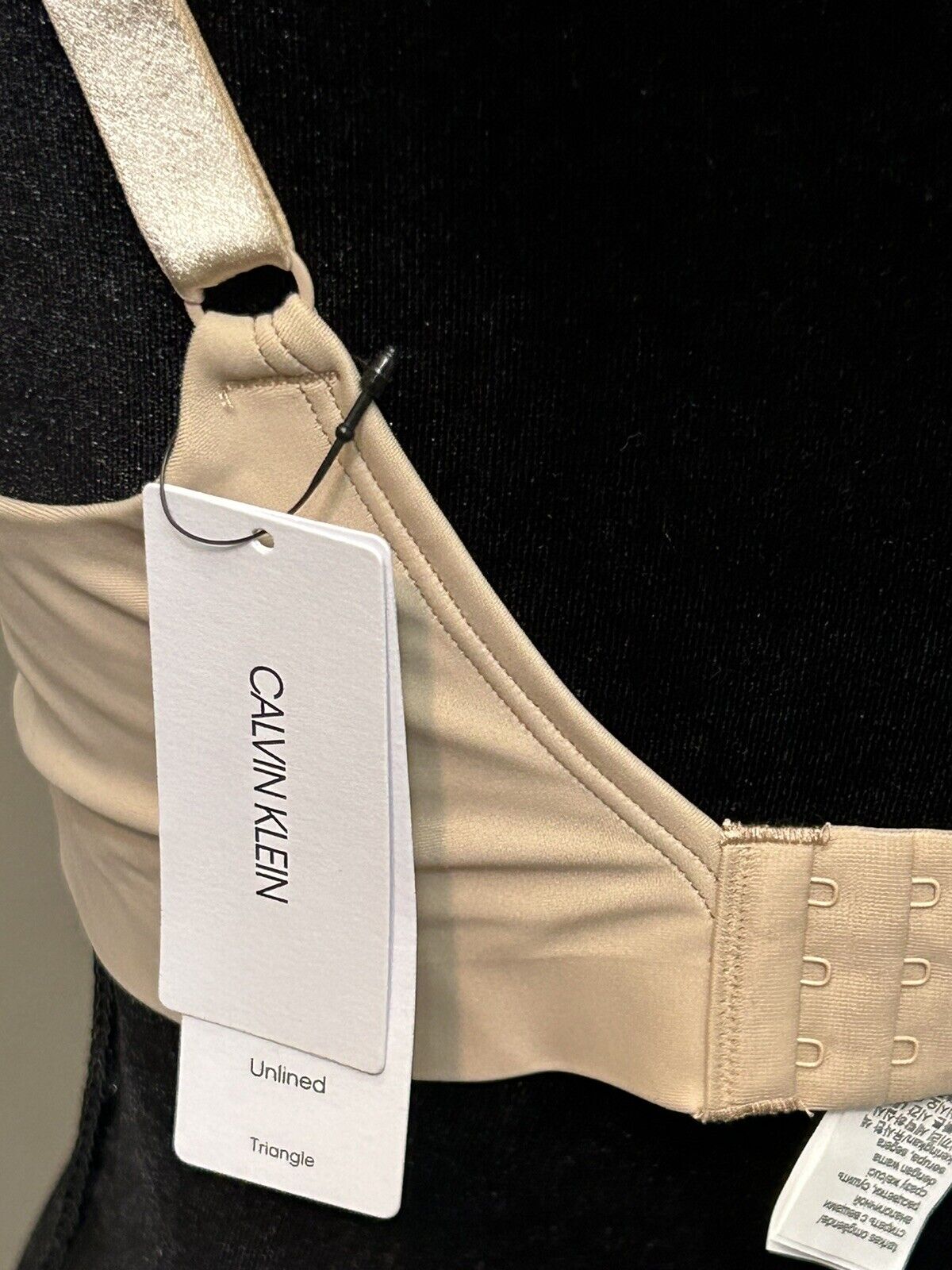 Calvin Klein Style Wireless Mesh Bra Beige