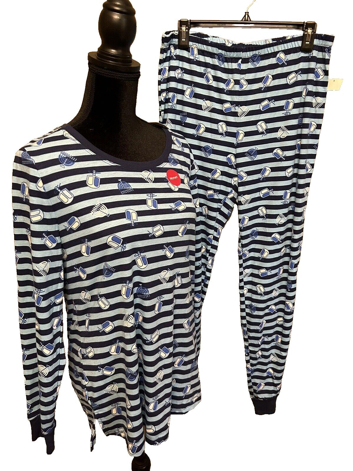 Women’s Medieval Blue Theme 2 Piece Pajama Set