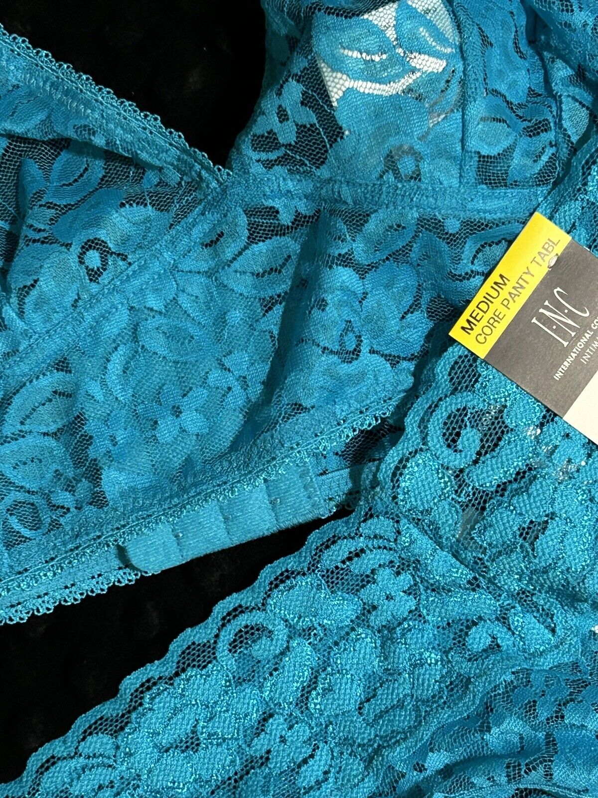 INC Lace 2 Piece Panty Bralette Set Sea Isle