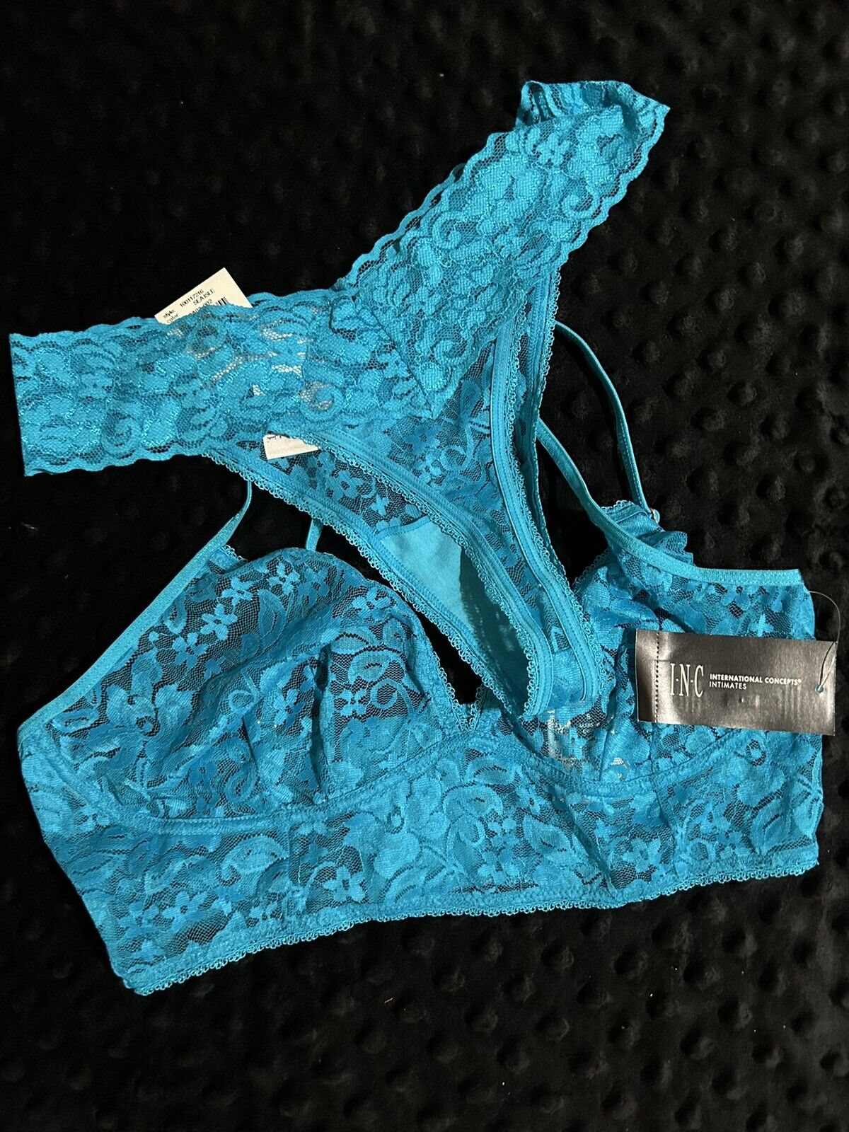 INC Lace Thong Bralette Set NWT Sea Isle
