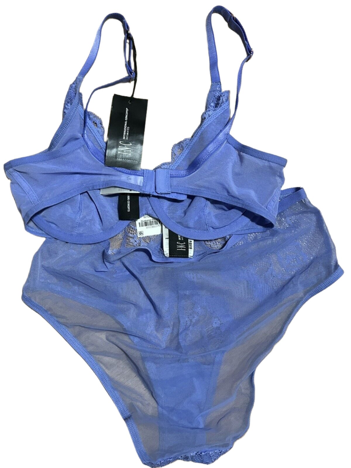 INC Lace Panty & Bralette 2 Piece Set Lolite