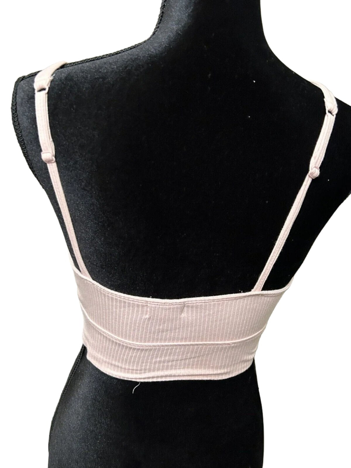 New Jenni Women’s Ribbed Bralette Pink Large