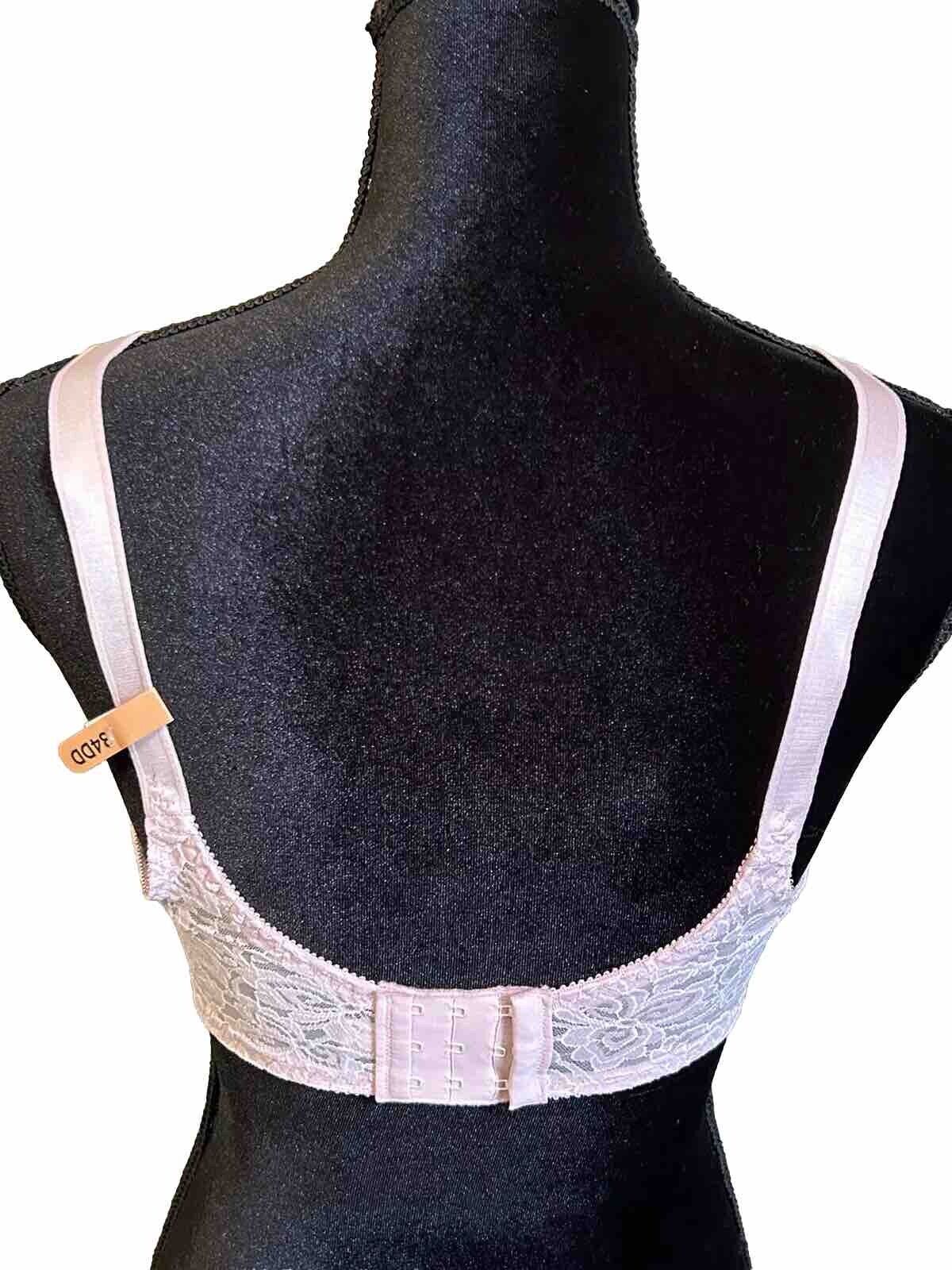 New Bali Smoothing Women Natural Shaping Hush Pink Bra Size 34DD Style Stretch