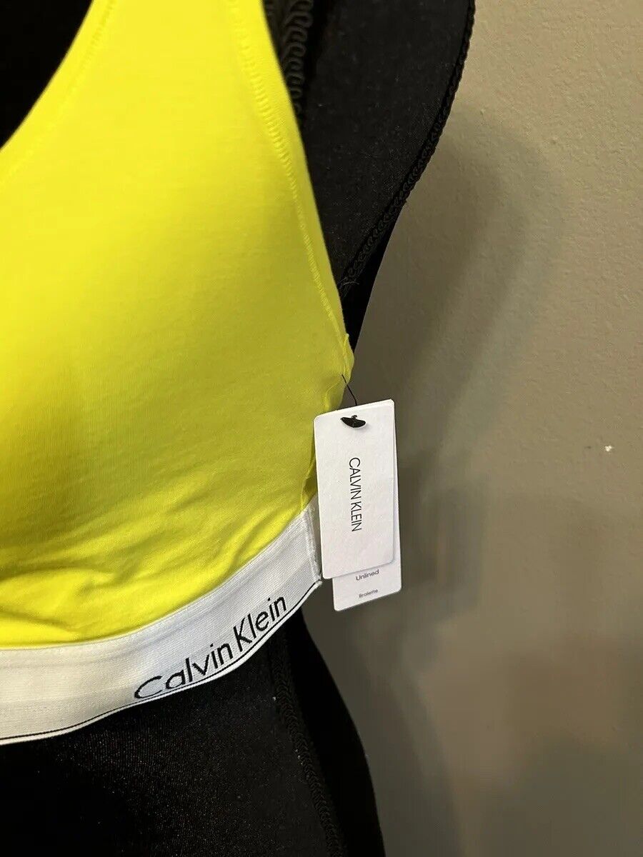 Calvin Klein Girls Yellow Underlined Bralette