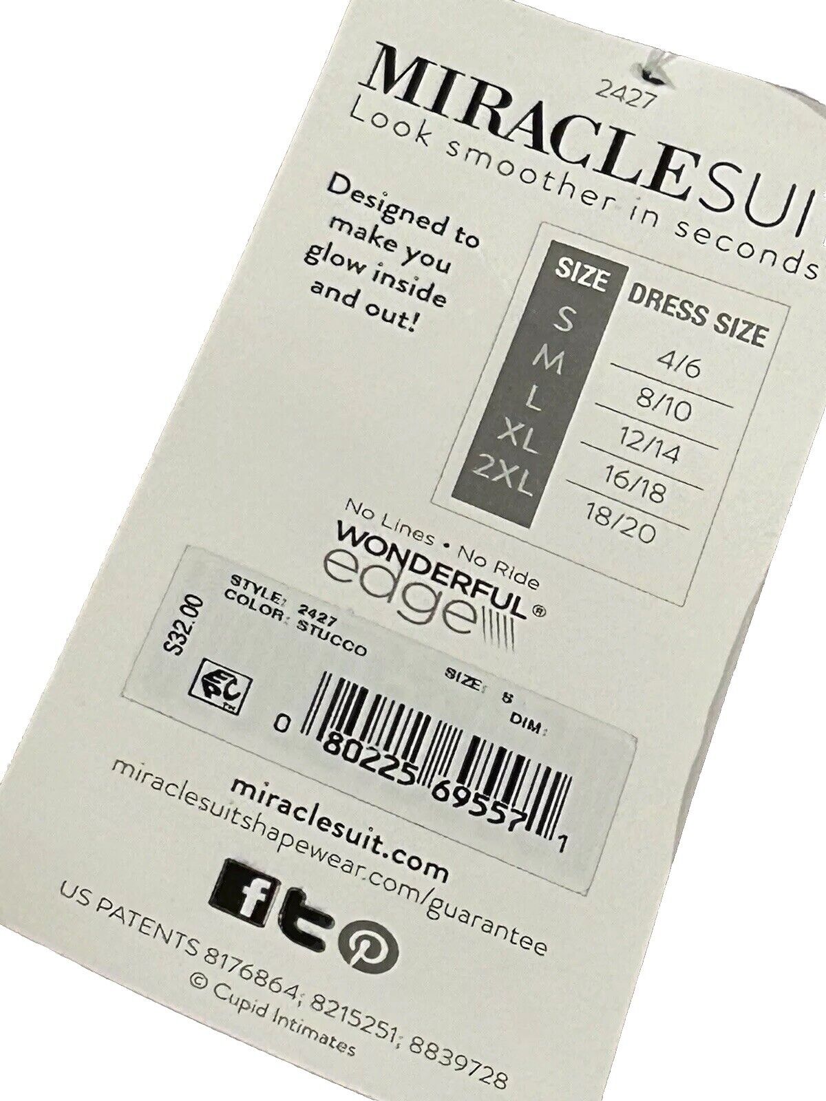 Miracle Suit Body Glow Women’s Bralette Stucco