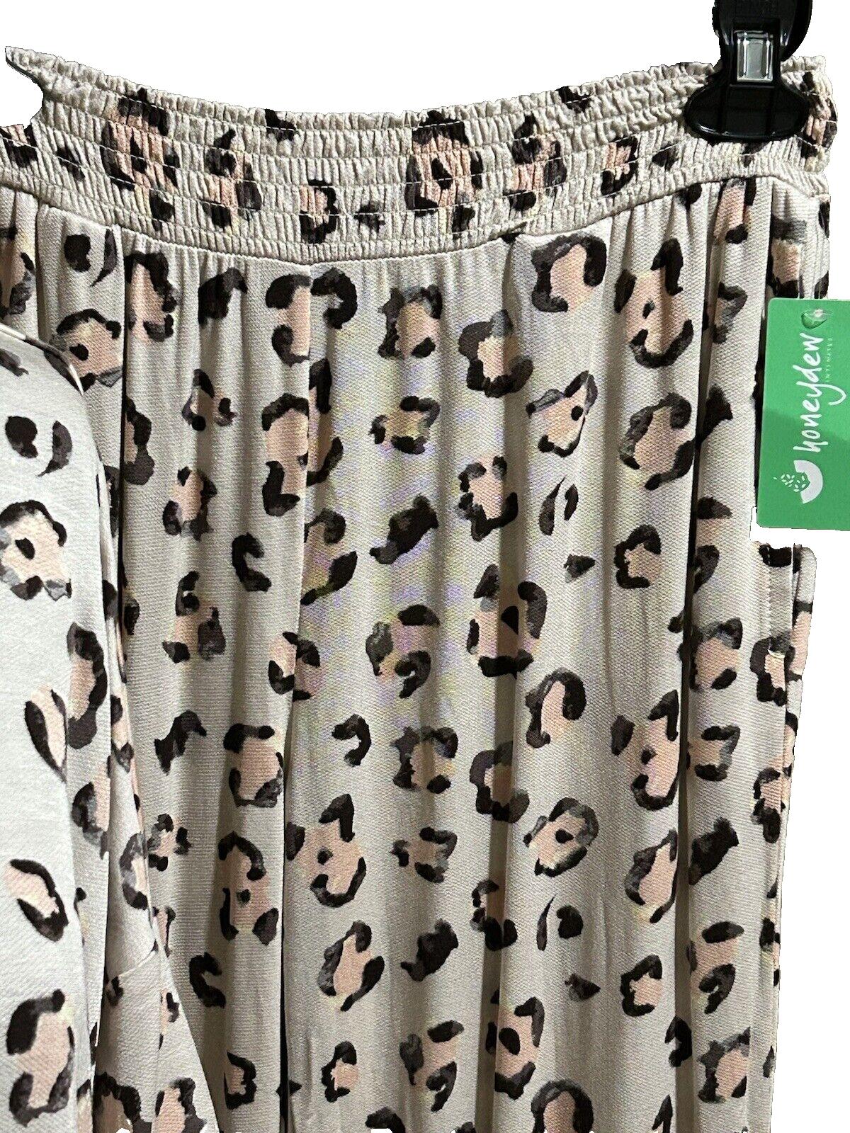 Honeydew Women’s Two Piece Calm Leopard Sun Lover Lounge Pajama Set
