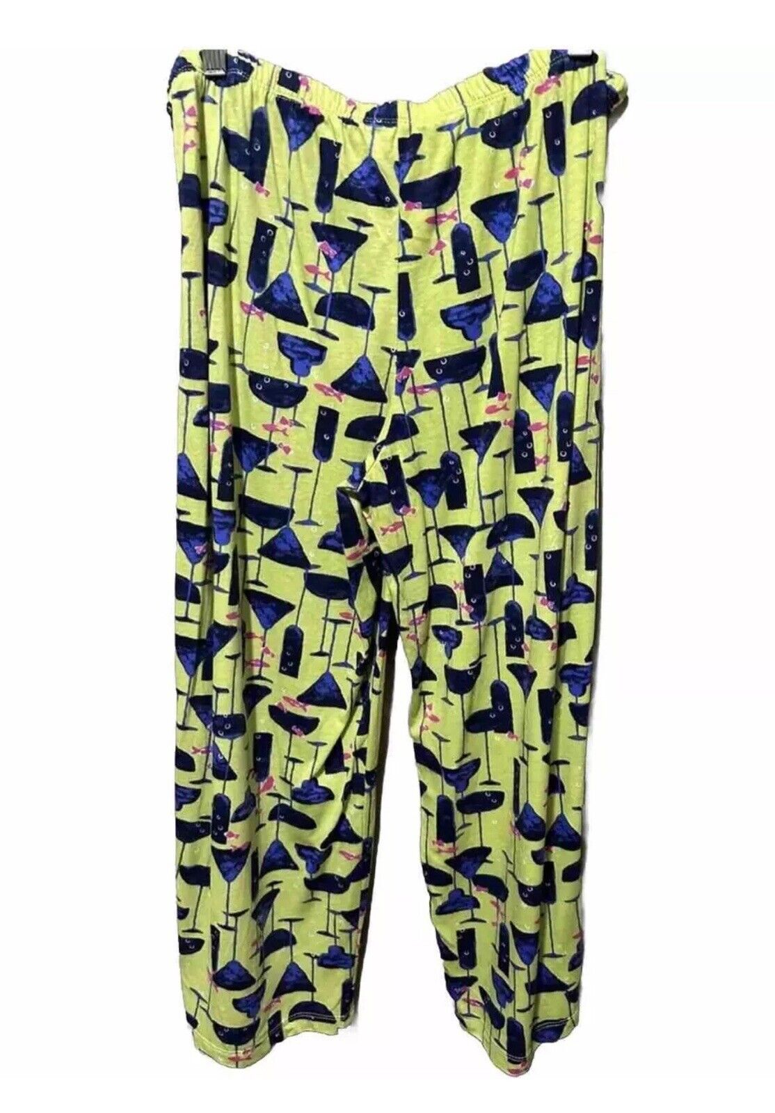 Women's HUE Sipping with Fishes Pj Capri Pants Lounge Sleep Bright
