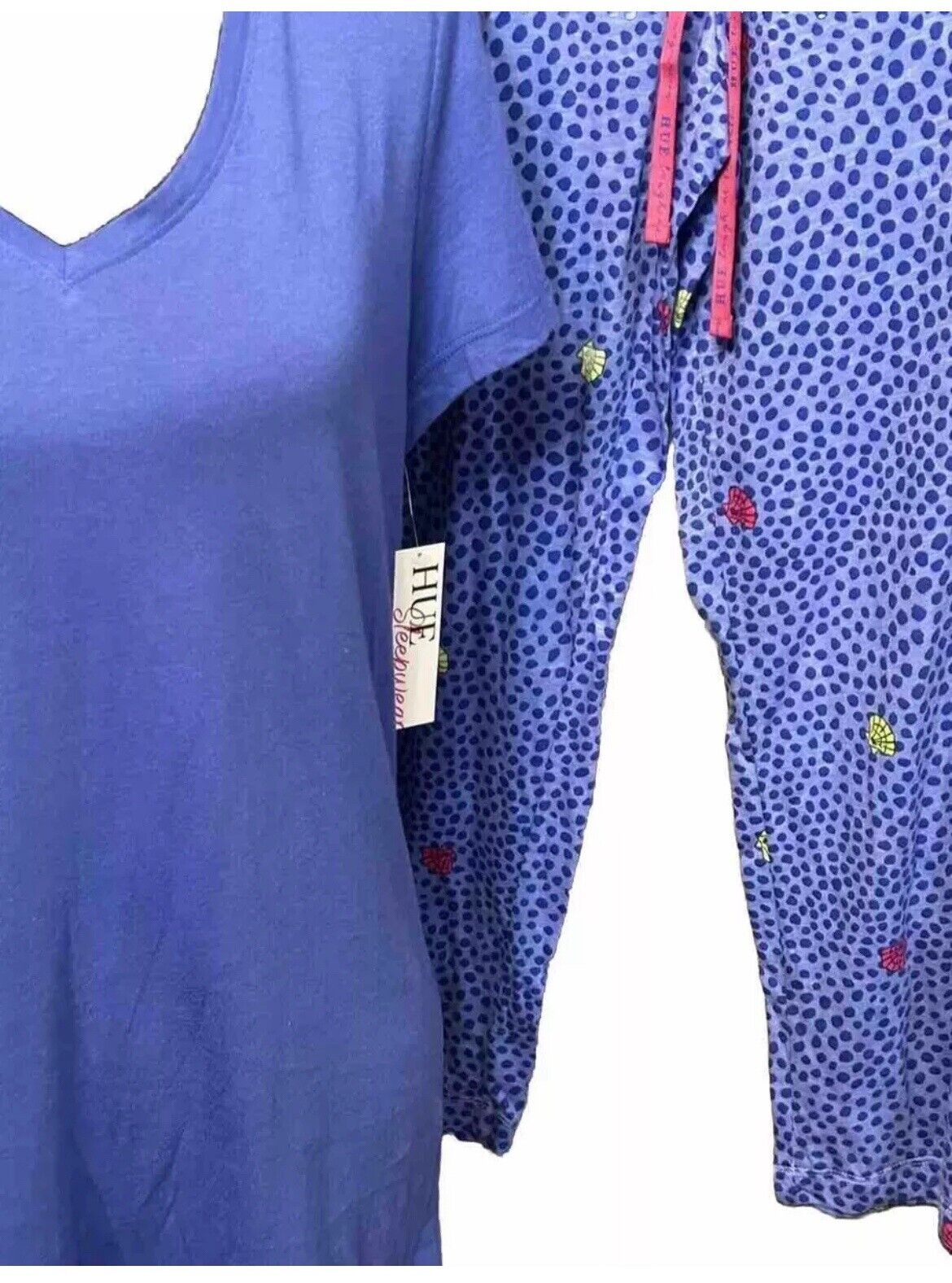 Hue Women’s Capri Pajama Lounge Two Piece Matching Set