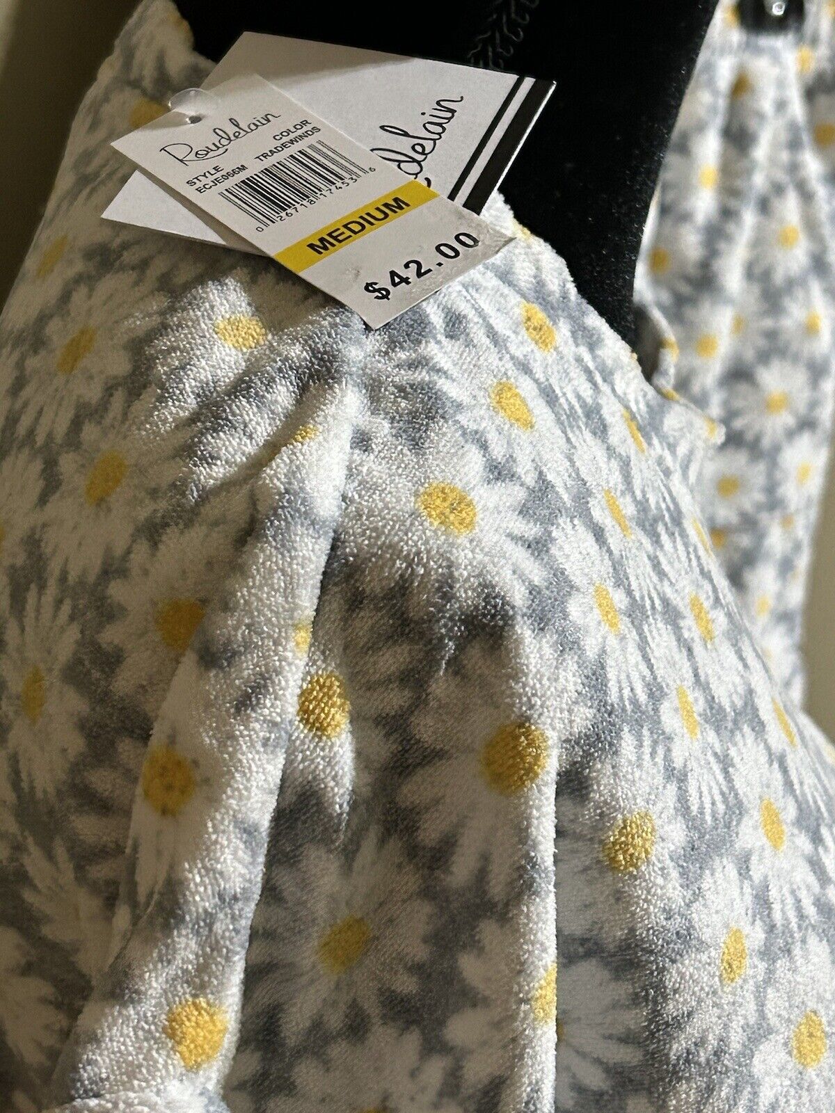 Roudelain Women’s Two Piece Terry Cloth Pajama Lounge Set Tradewinds