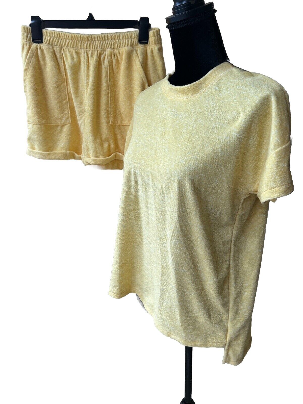 Roudelain Ultra Soft 2-Piece Terry Cloth Women's Sleepwear Pajama Set