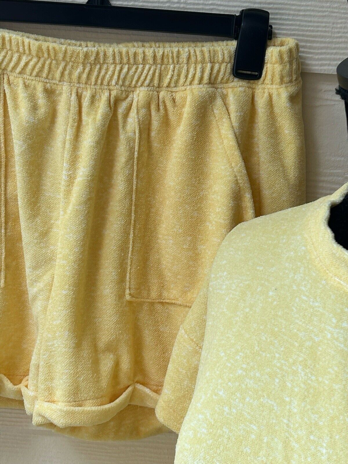 Roudelain Ultra Soft 2-Piece Terry Cloth Women's Sleepwear Pajama Set