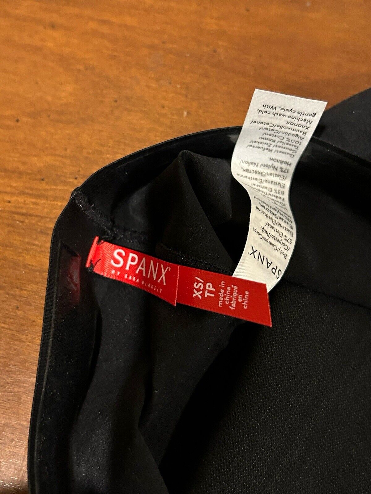 Spanx Black Thinstincts High-Waisted Mid-Thigh Short