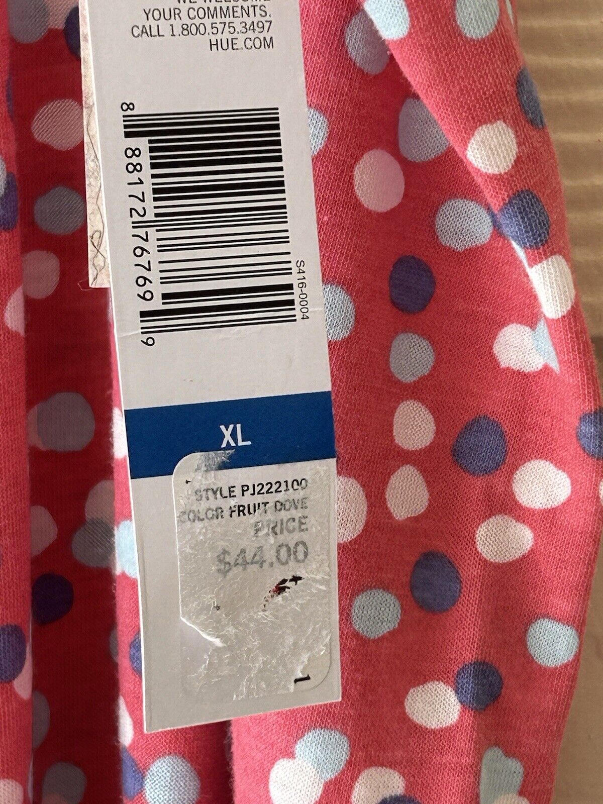 HUE Women's Fruit Dove Polka Dot Modern Classic Pajama Pants