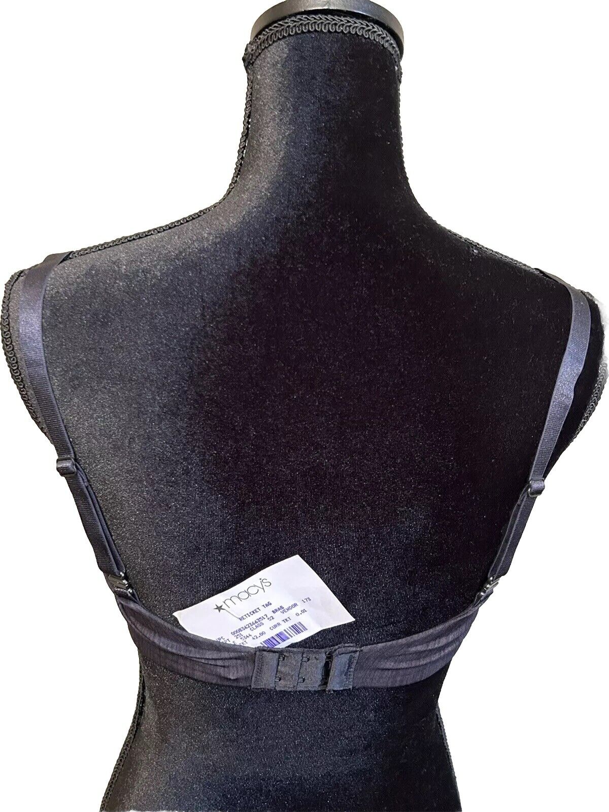 NEW Vanity Fair Women's Padded Underwire Black Bra