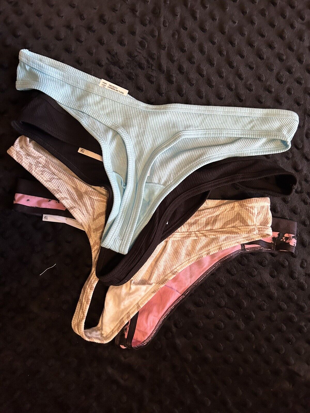 New Jenni 4 Pair Assorted Thong Underwear Panties Set