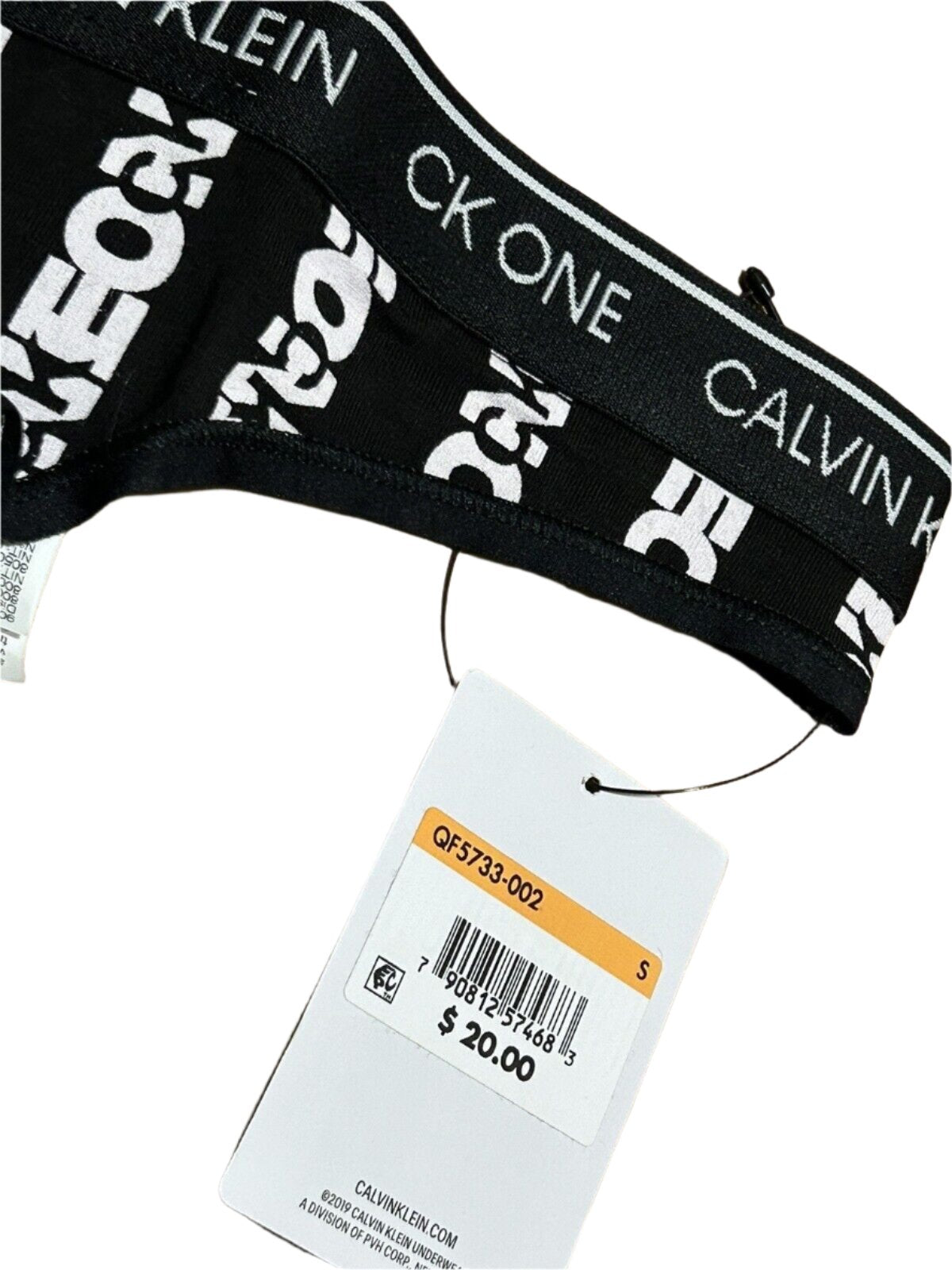 Calvin Klein CK One Cotton Thong Underwear Panty