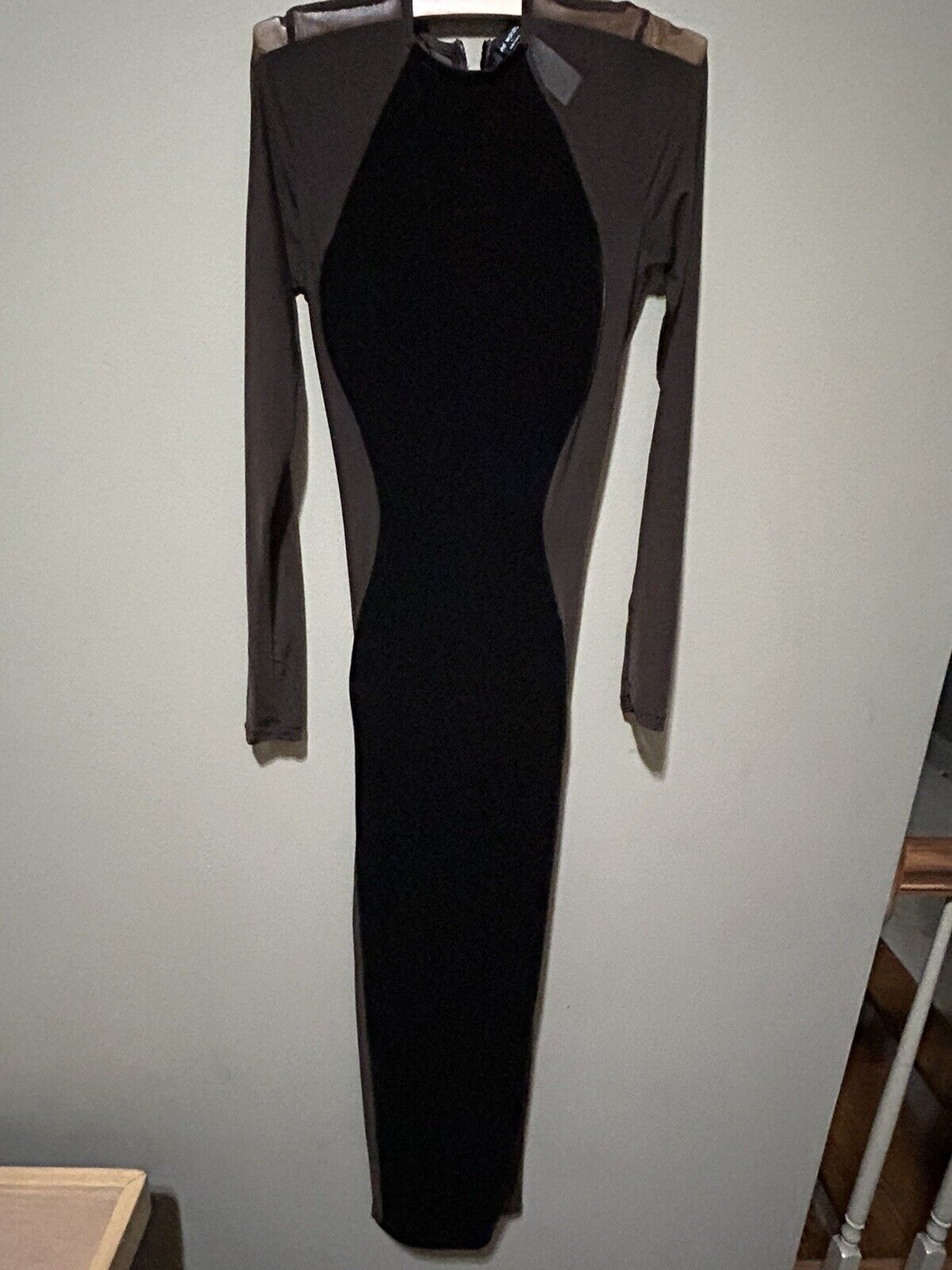 Naked Wardrobe Women’s Two Tone Brown Small Jump Suite Retails $118.00