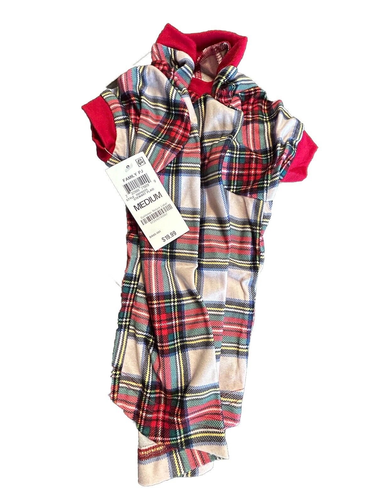 Holiday Christmas PJs Stewart Plaid Brinkley Pet Pajama Set