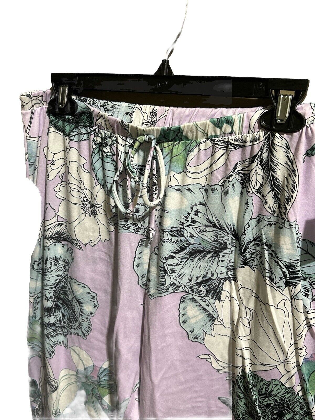 Linea Donatella Palm Garden Cami & Cropped Pants Pajama 2 Piece Set