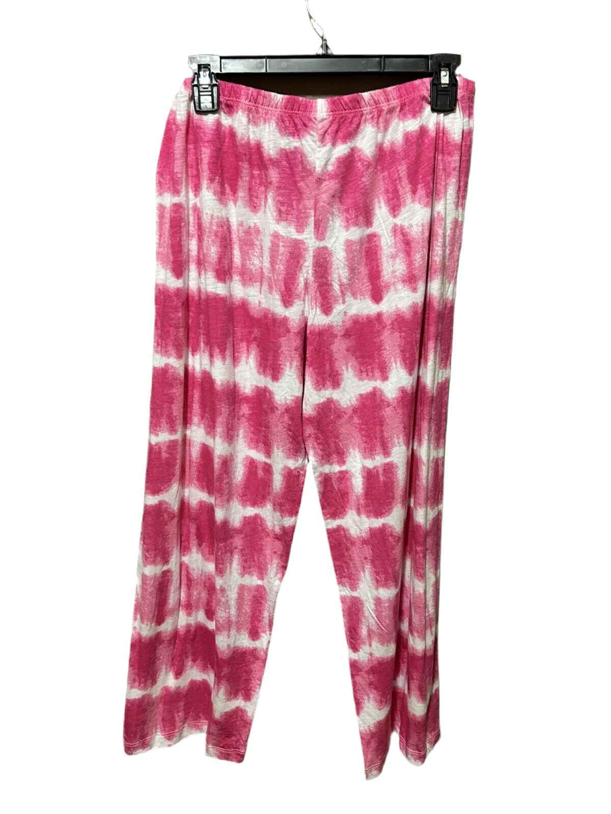 HUE Women’s Printed Knit Capri Pajama Sleep Pants Pink