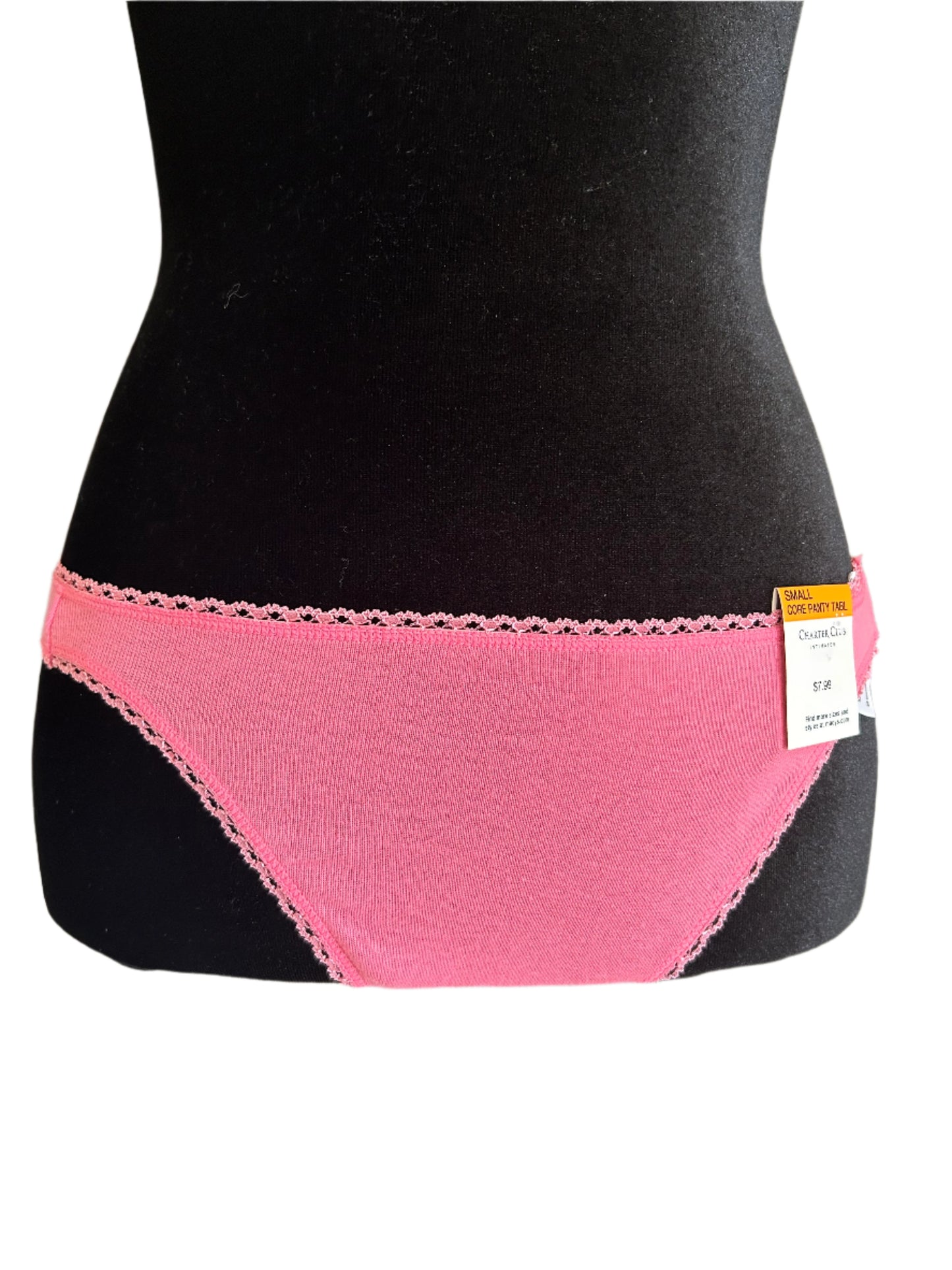 Charter Club Women’s 2 Piece Panty Set NWT Navy and Pink