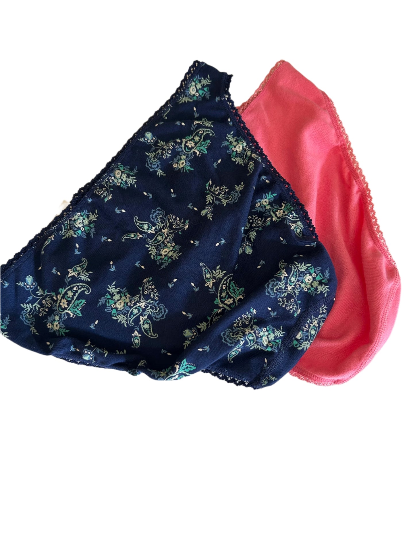 Charter Club Women’s 2 Piece Panty Set NWT Navy and Pink