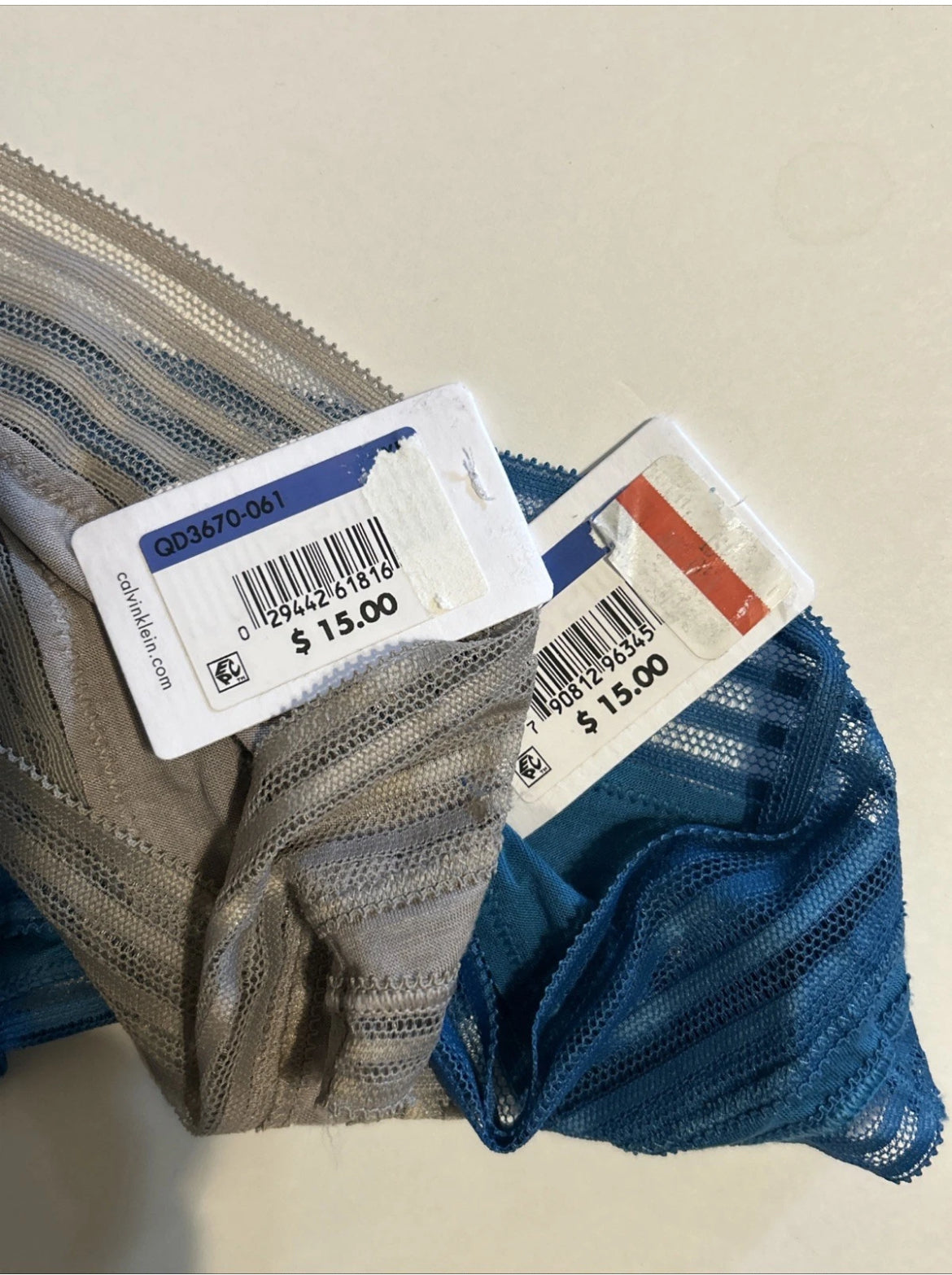 Calvin Klein Ultra-Soft Women’s 2 Piece Modal Thong Set X Large