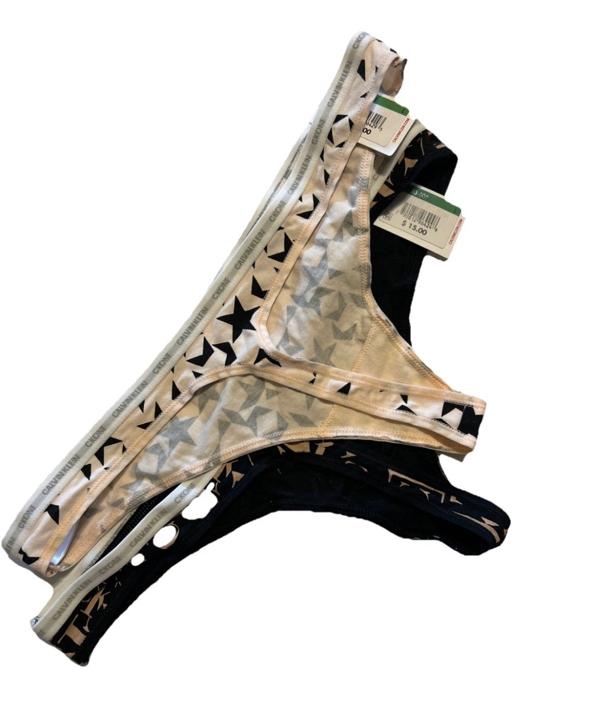 Calvin Klein CK One 2 Piece Cotton Thong Panty Set