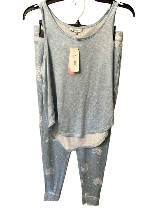 Roudelain Ultra Soft Whisperlux 2 Piece Set Milky Blue Pajama Set