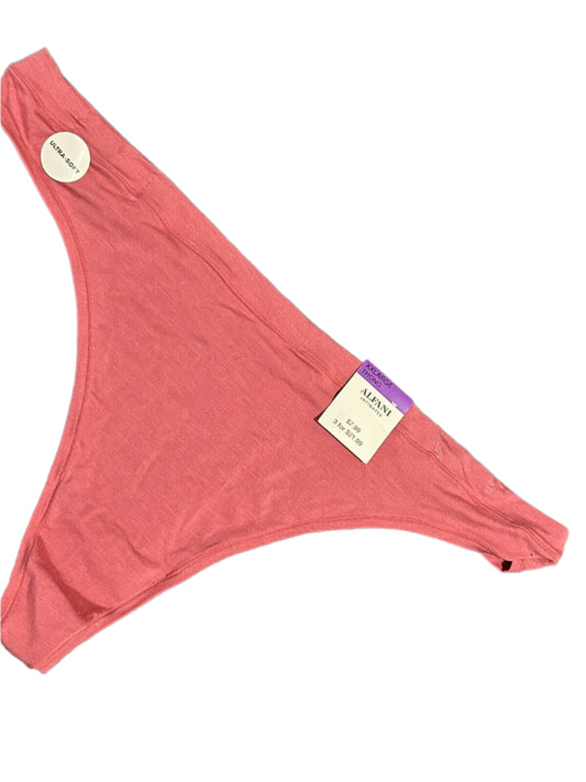 ALFANI Women's Ultra Soft Thong Underwear Panty Slate Rose
