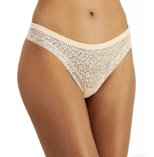 Women's Jenni Leopard Lace Sexy & Chic Thong Chai Underwear