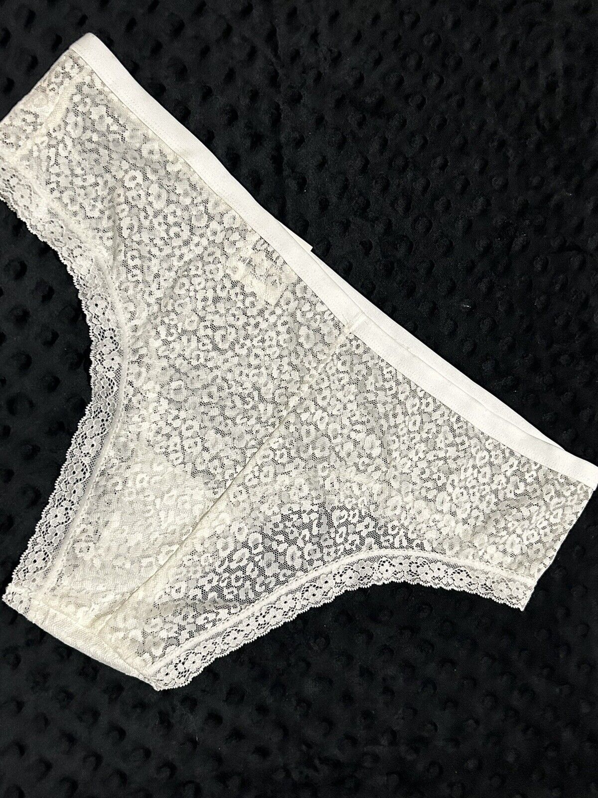 Women's Jenni Leopard Lace Sexy & Chic Panty Underwear Angel White